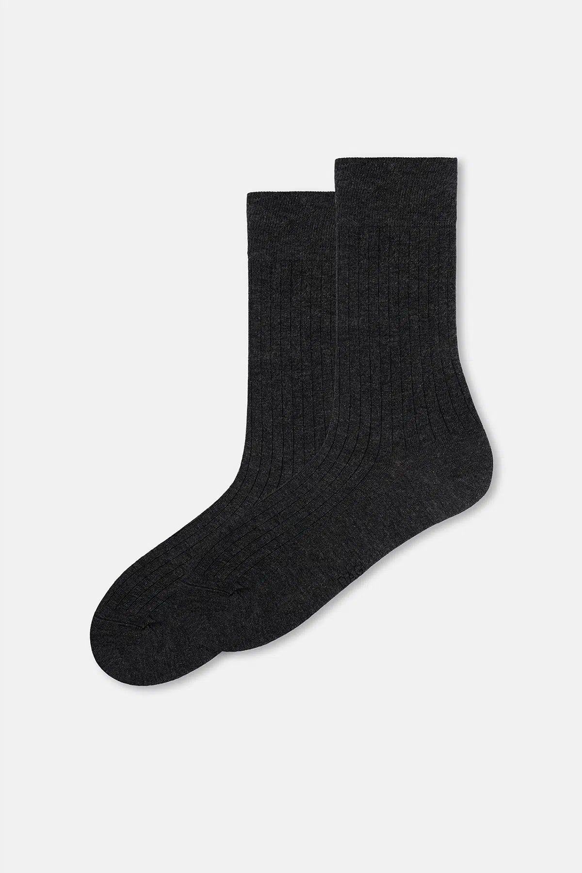 ERKEK 2'Lİ  ÇİZGİ DESEN BAMBU ÇORAP