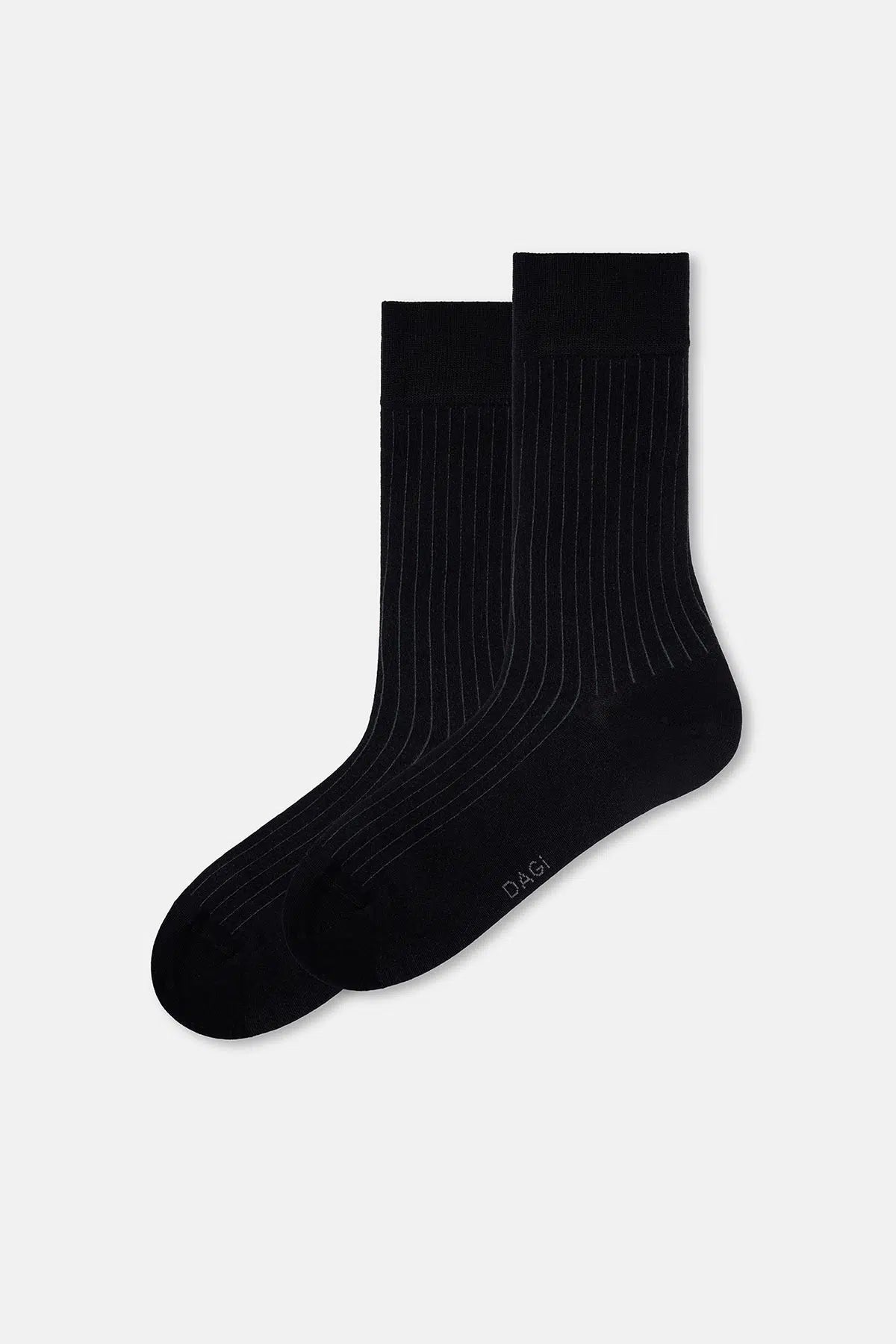 ERKEK 2'Lİ  ÇİZGİ DESEN BAMBU ÇORAP