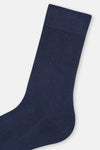Lacivert Erkek Pamuklu Uzun Konç Çorap
