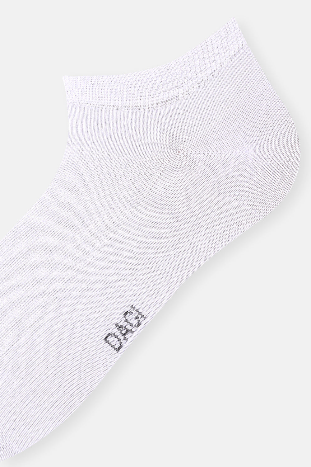 Beyaz Erkek Bambu Patik Çorap 2'Li