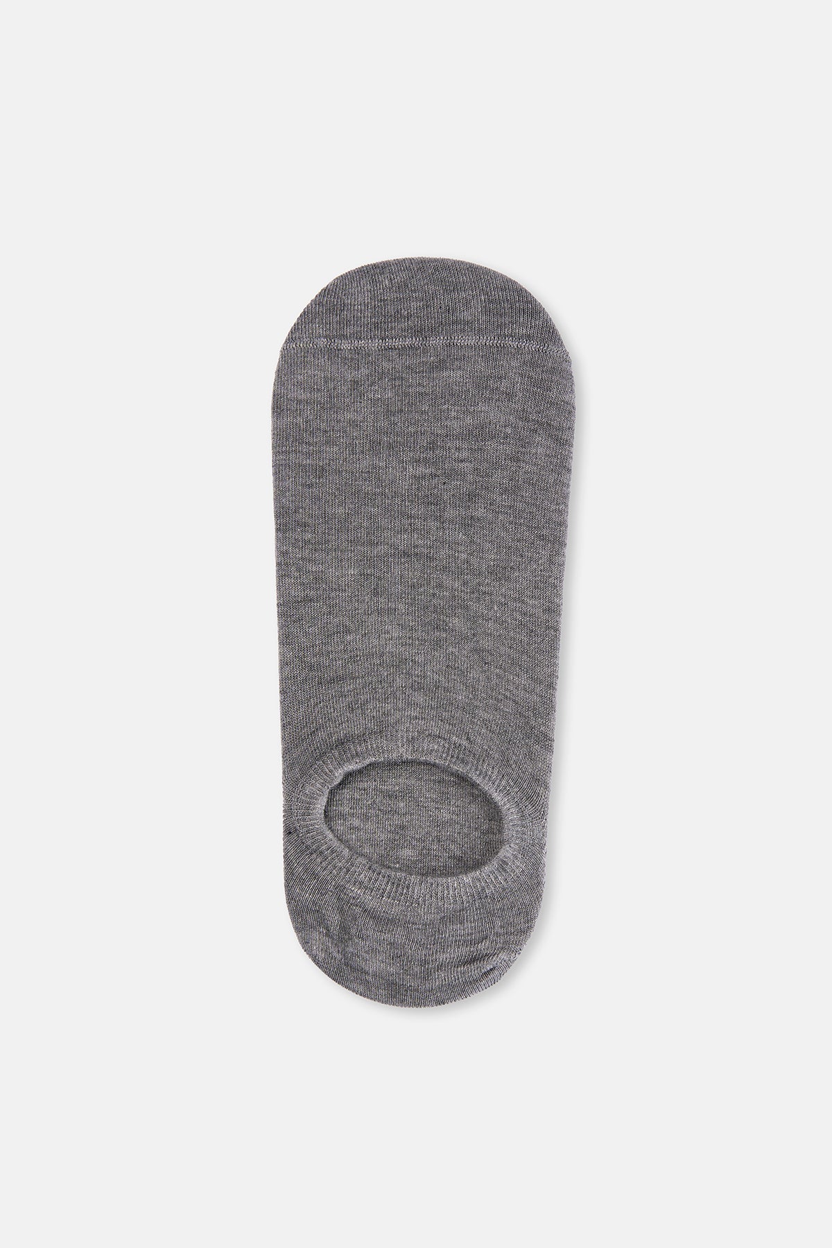 Beyaz-Gri Melanj-Siyah Erkek Bambu Kısa Soket 3'Lü