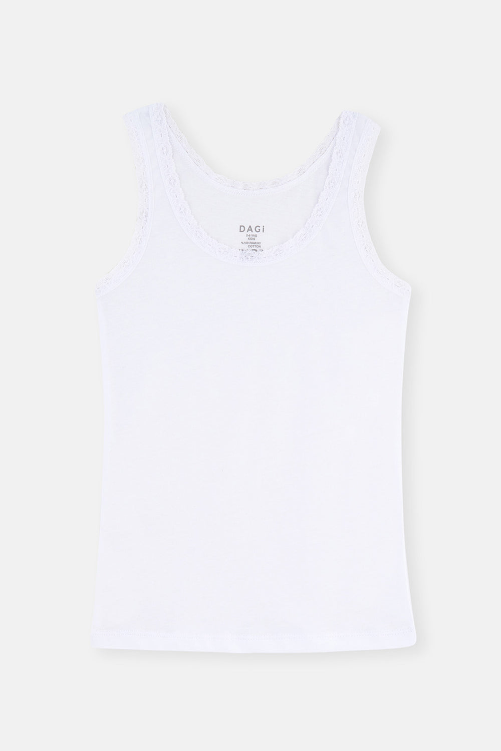 Beyaz 2'li Penye Kız Çocuk Atlet