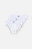 Beyaz Erkek Çocuk Pamuklu 3'lü Slip