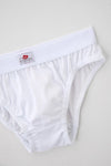 Beyaz Erkek Çocuk Pamuklu 3'lü Slip