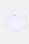 Beyaz Erkek Çocuk Penye 2'li Boxer