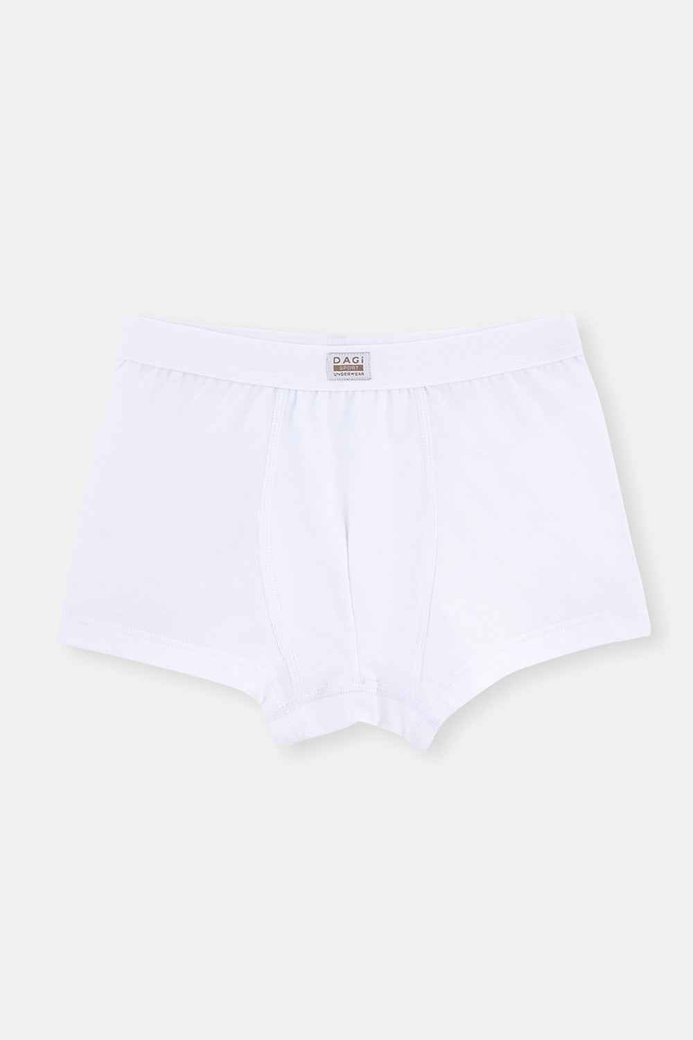 Beyaz Erkek Çocuk Penye 2'li Boxer