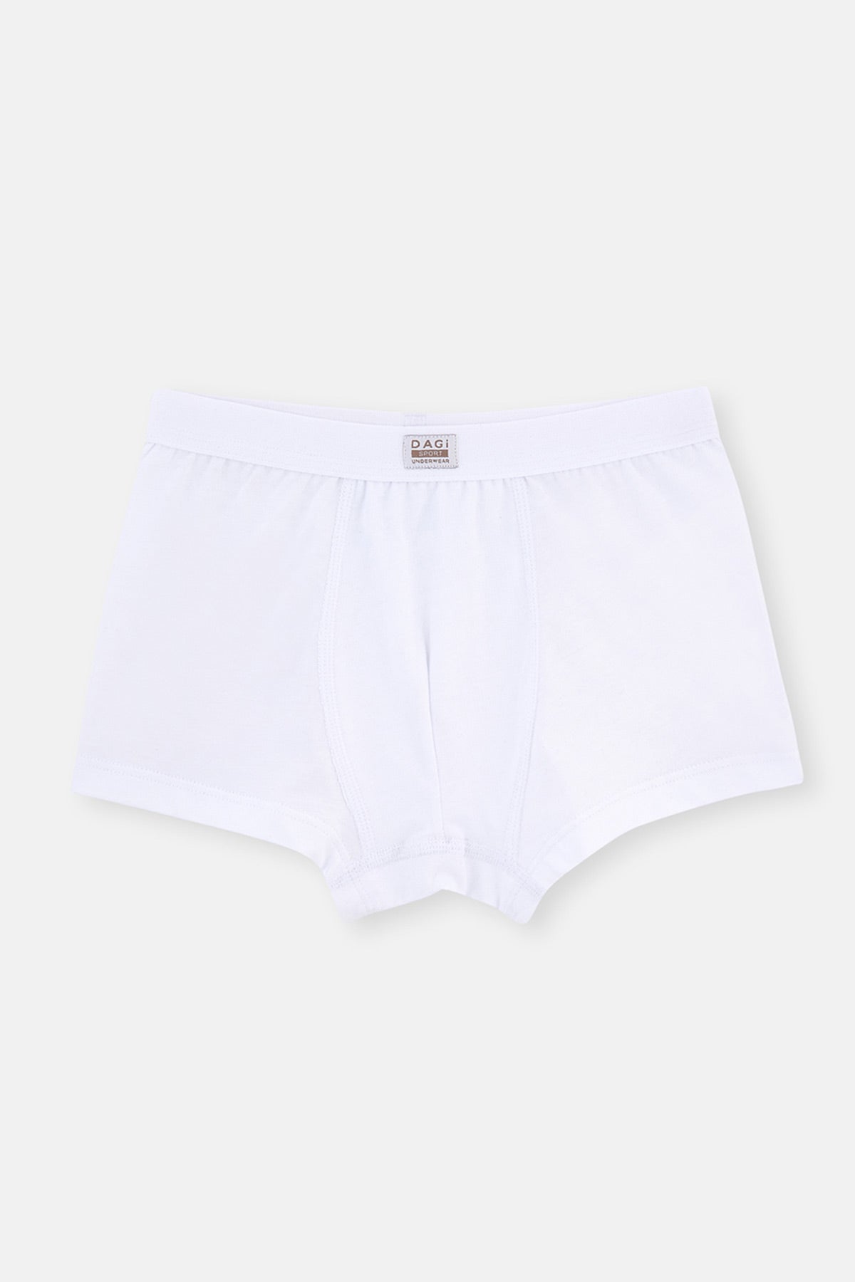 Beyaz Erkek Çocuk Penye 2'li Boxer