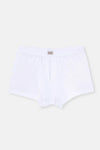 Beyaz Erkek Çocuk Penye 2'li Boxer
