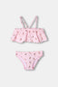 Pembe Kız Çocuk Bikini Takımı