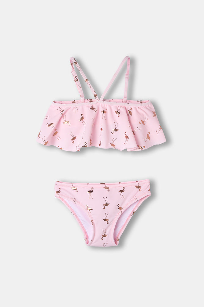 Pembe Kız Çocuk Bikini Takımı