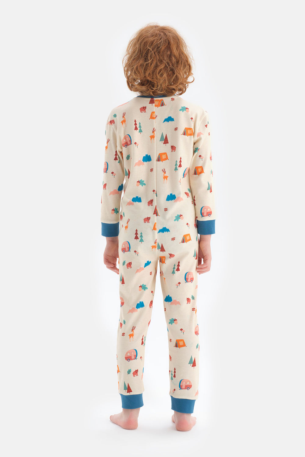 Desenlı Erkek Çocuk Desenli Tulum