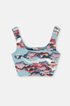 Desenlı Dagi Active Desenli Sporcu Sütyeni
